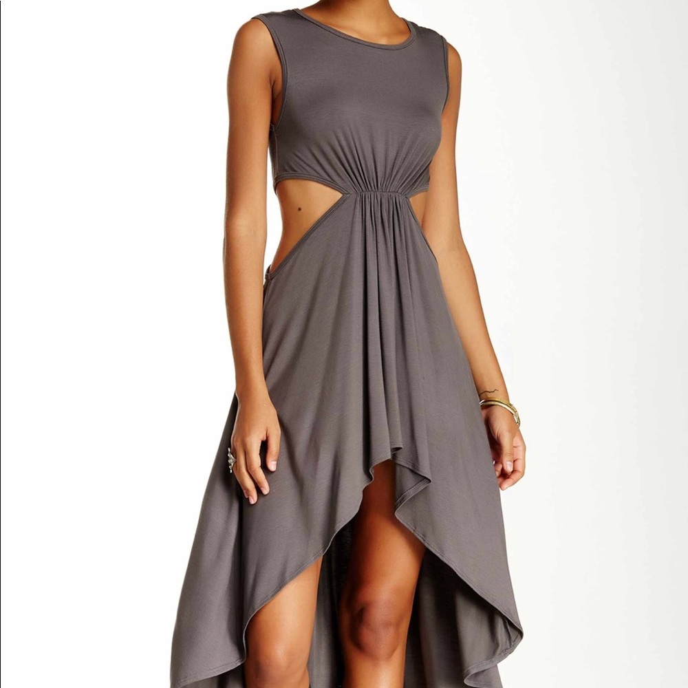 Brand new side-cutout dress.